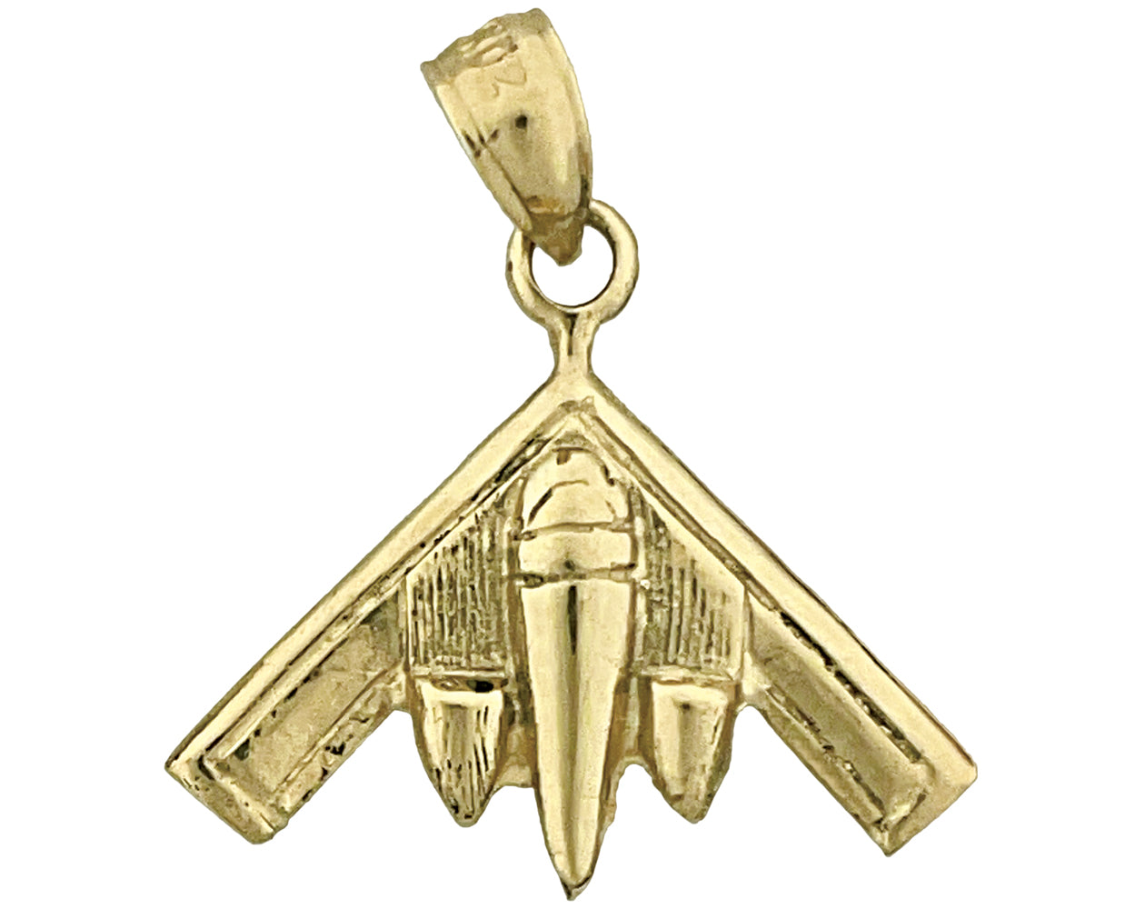 14K Gold B-2 Spirit Stealth Aircraft Charm