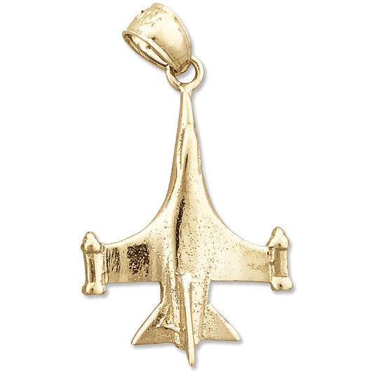 14K Gold F5 Freedom Fighter Jet Charm