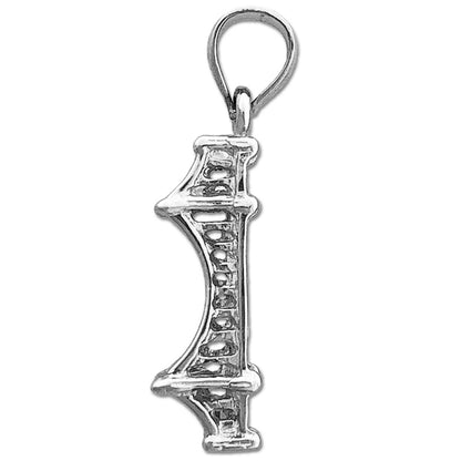 14K Gold 3D Golden Gate Bridge Charm