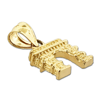 14K Gold Arc De Triomphe Charm