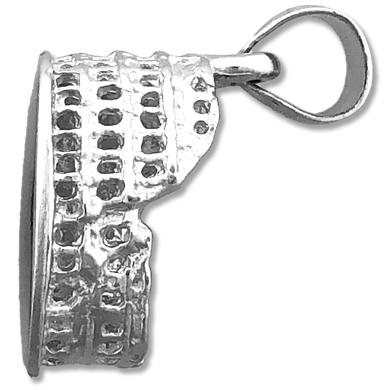 14K Gold 3D Roman Colosseum Charm