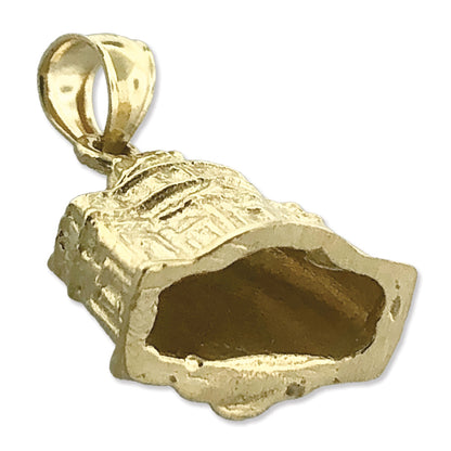 14K Gold 3D Vatican Rome Charm
