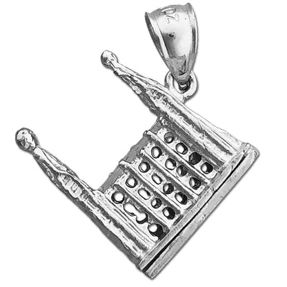 14K Gold 3D Mormon Temple Charm