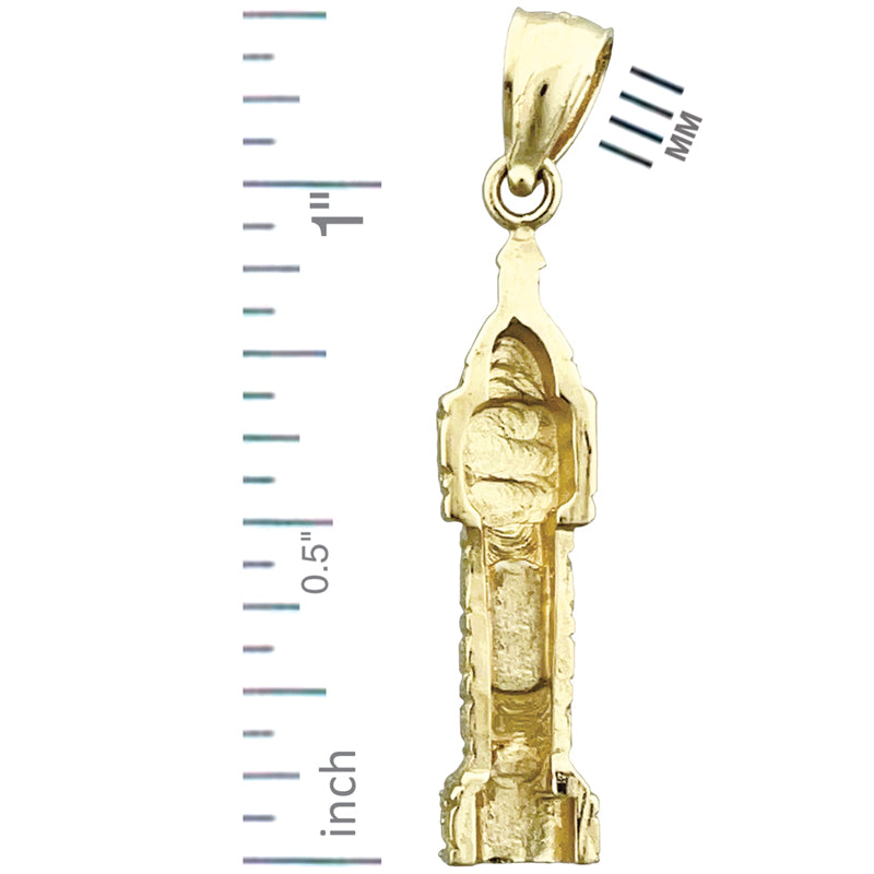 14K Gold Big Ben Westminster London Charm