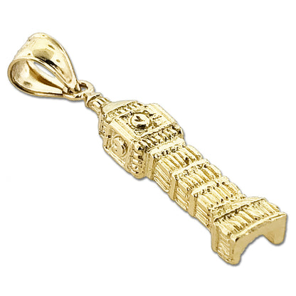 14K Gold Big Ben Westminster London Charm