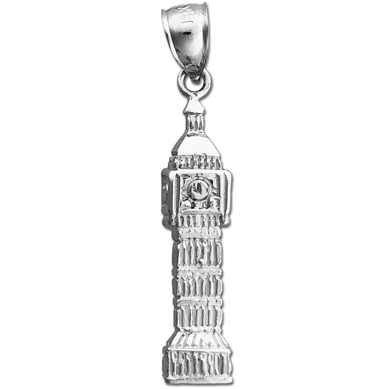 14K Gold Big Ben Westminster London Charm