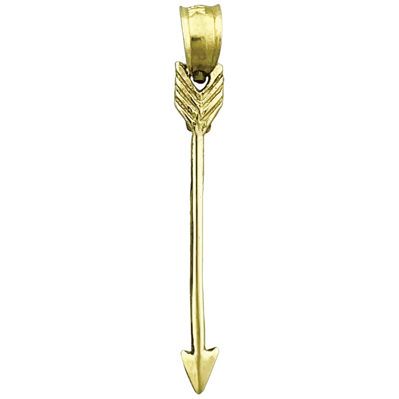 14K Gold Arrow Charm