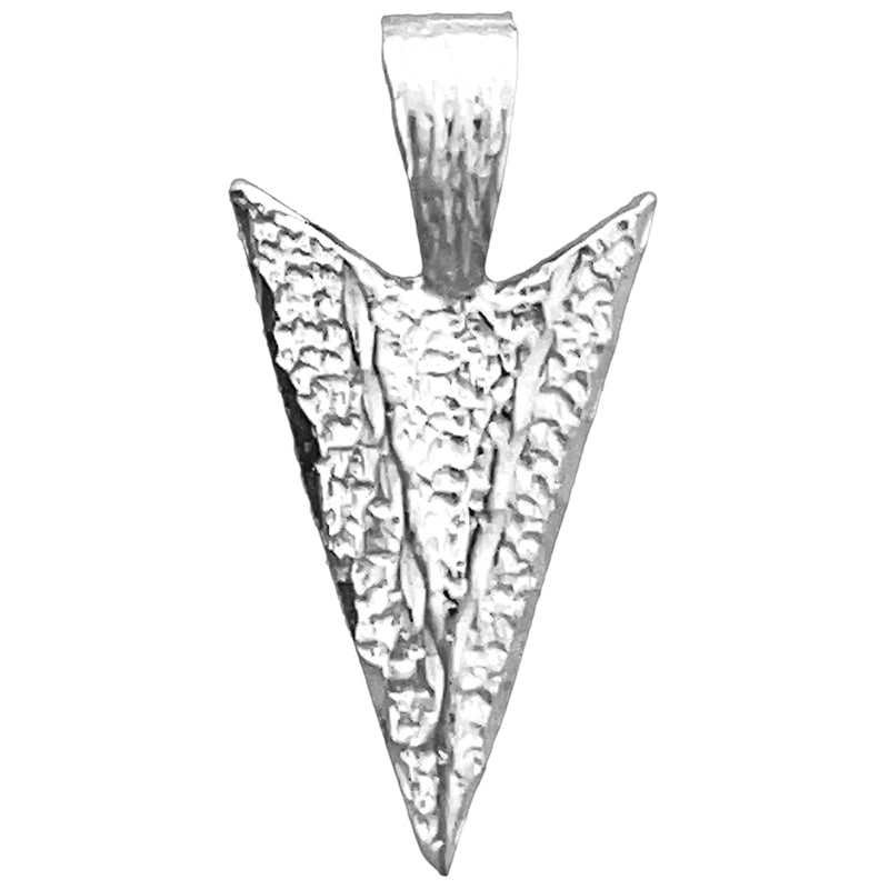 14K Gold Arrowhead Charm Slide