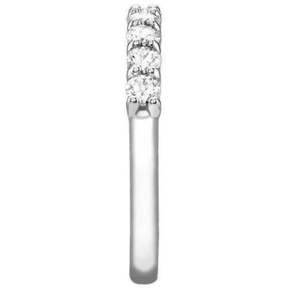 1/2ct Genuine Diamond Ring Half Eternity Anniversary Wedding Band 8K Gold