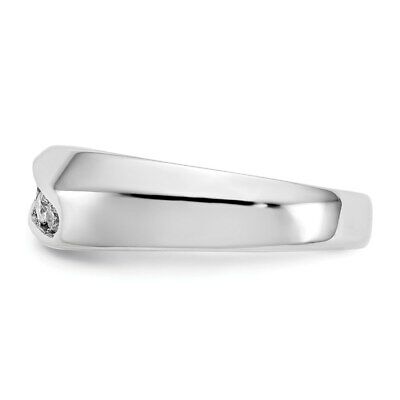 Men's Natural 1/3Ct. Diamond Band Ring in 14K White Gold Men's Jewelry