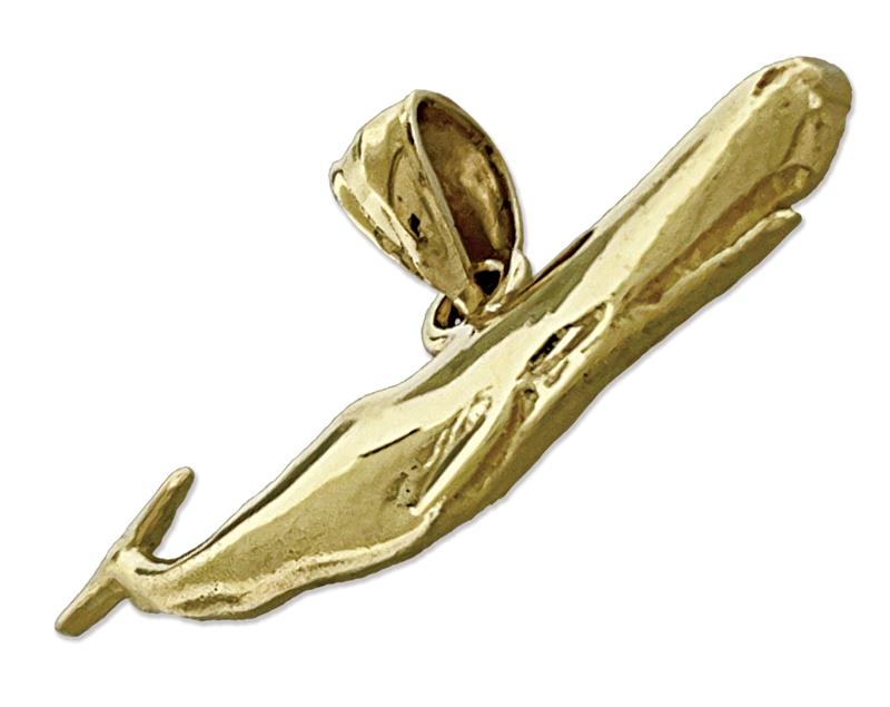 14K Gold Sperm Whale