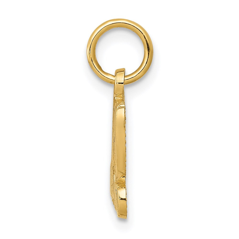 14k Yellow Gold I (Heart) MY HUSBAND Charm