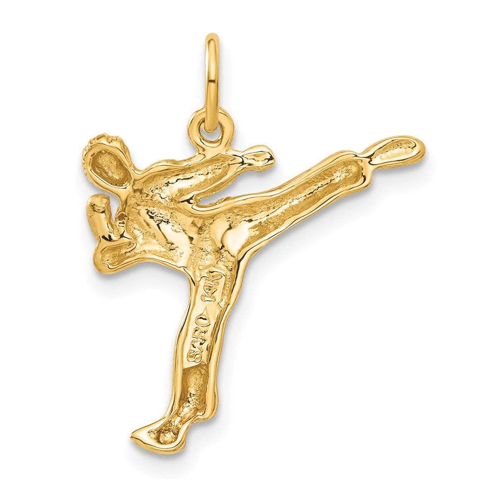 14k Yellow Gold Male Karate Charm