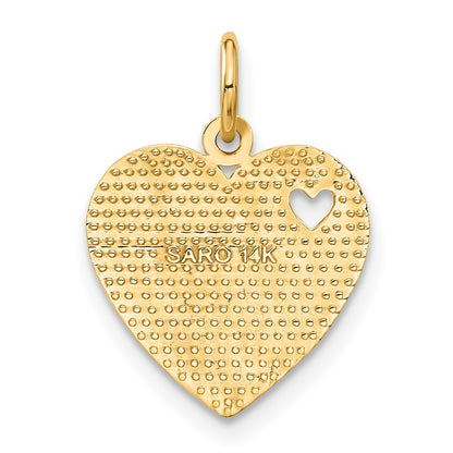 14k Yellow Gold VERY SPECIAL SIS Charm