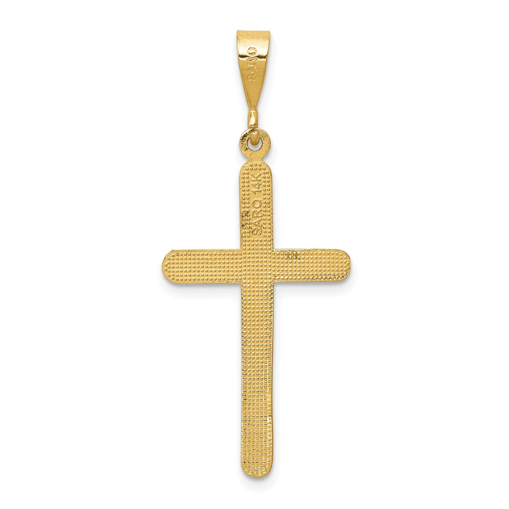 14k Yellow Gold Cross Pendant