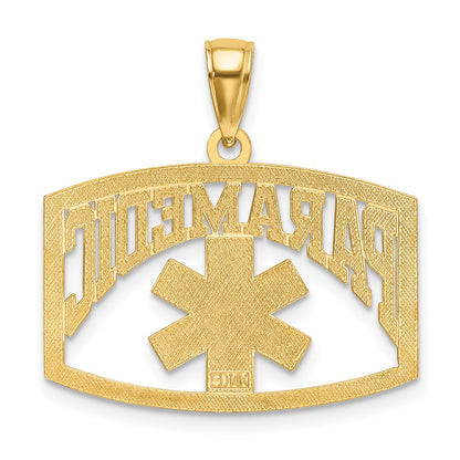 14k Yellow Gold PARAMEDIC Charm