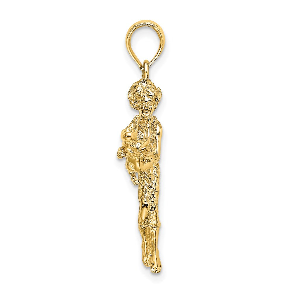 14k Yellow Gold Mother and Baby Charm