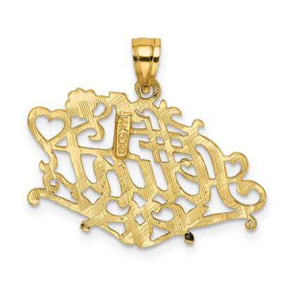 14k Yellow Gold #1 AUNT Charm