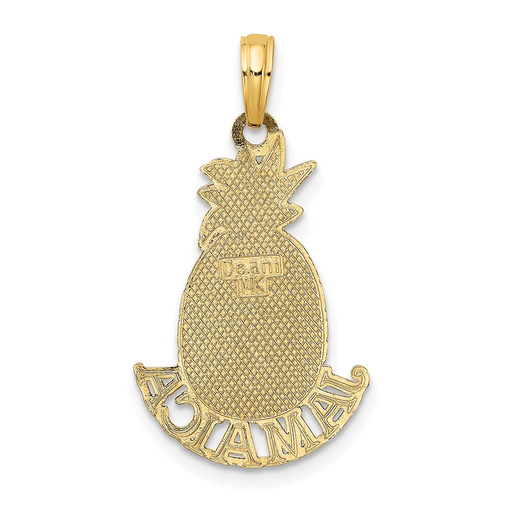 14k Yellow Gold JAMAICA Pineapple Charm