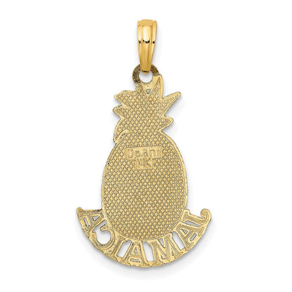 14k Yellow Gold JAMAICA Pineapple Charm