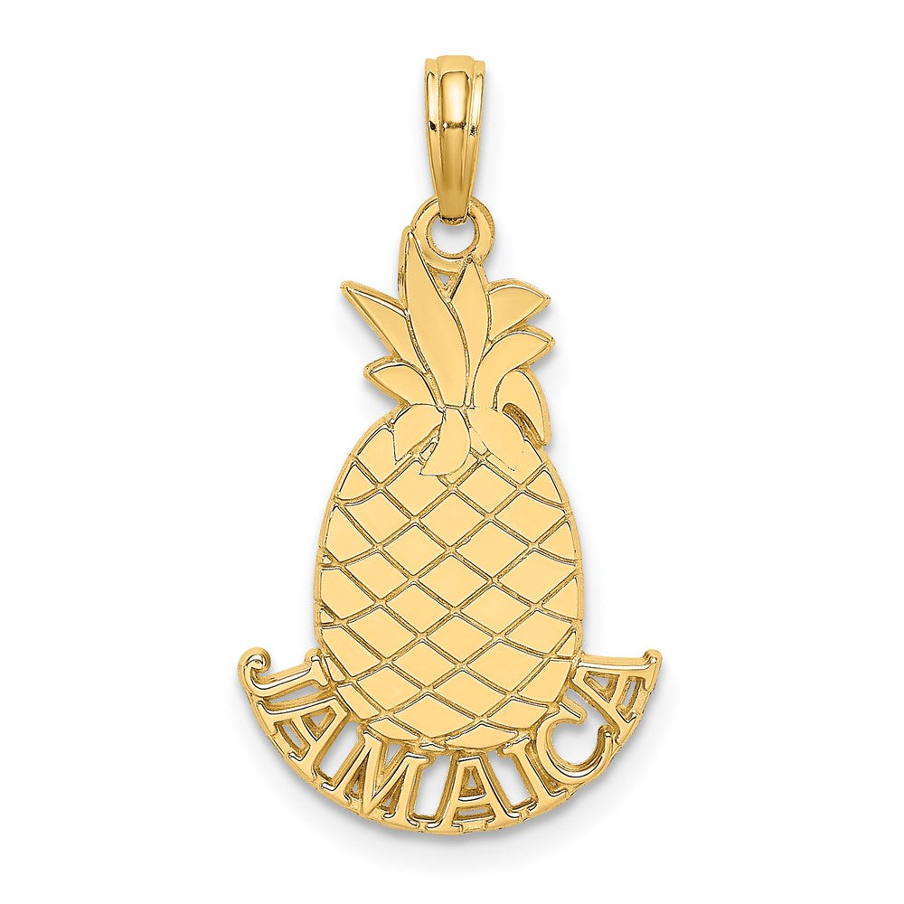 14k Yellow Gold JAMAICA Pineapple Charm