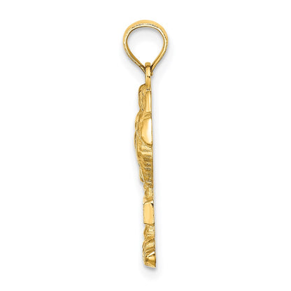 14k Yellow Gold SANIBEL Palm Tree Charm