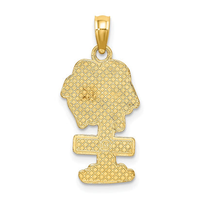 14k Yellow Gold SANIBEL Palm Tree Charm