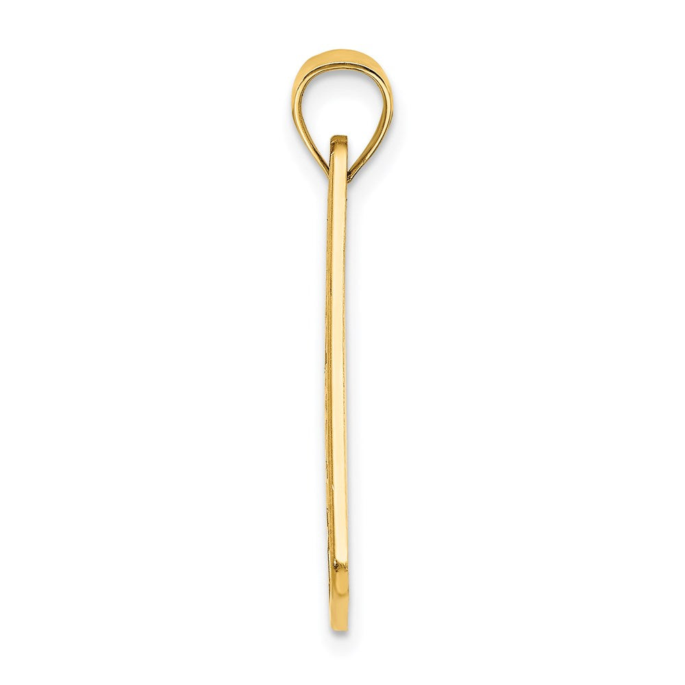 14k Yellow Gold SANIBEL FLORIDA  License Plate Charm