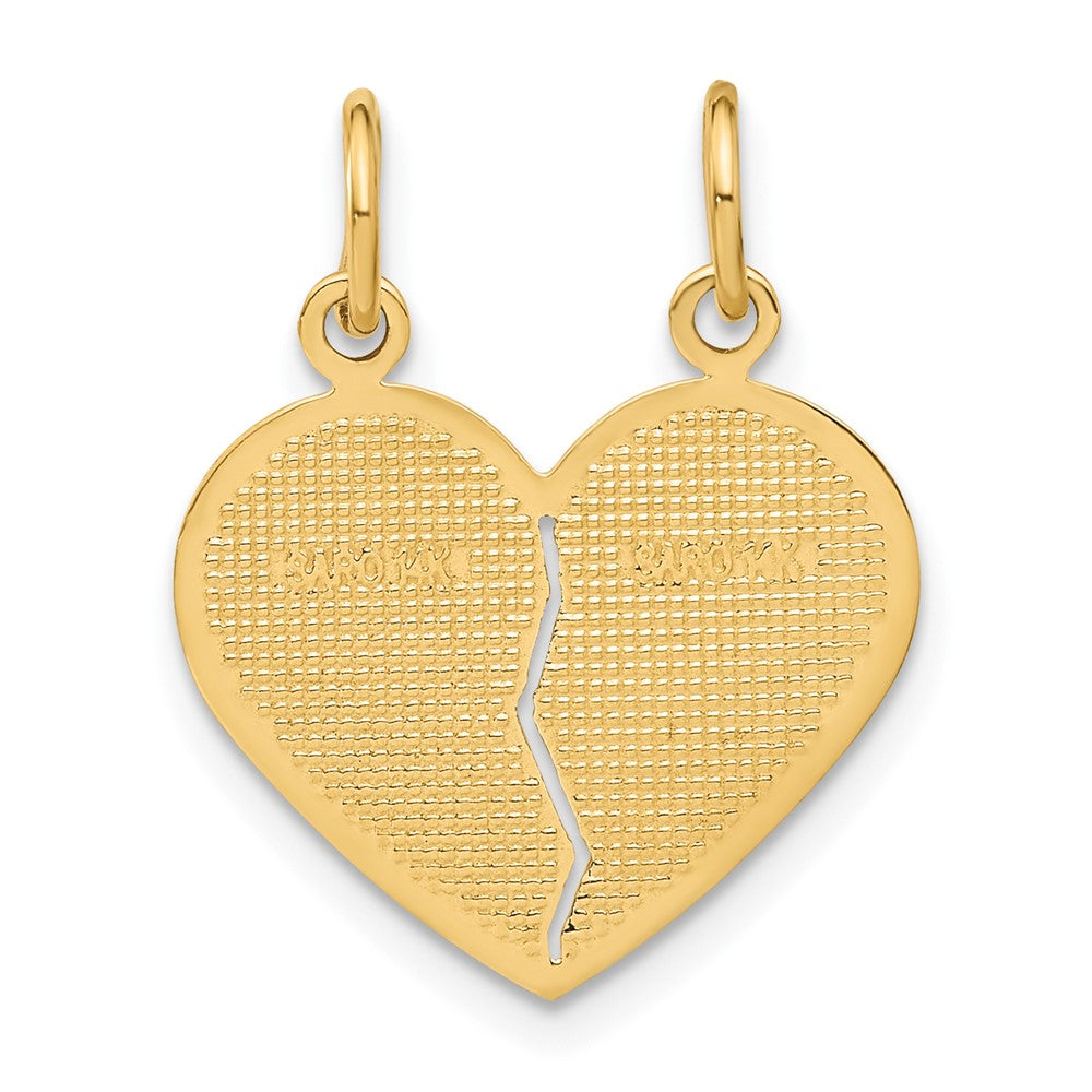 14k Yellow Gold Break-apart MOM-DAUGHTER Charm