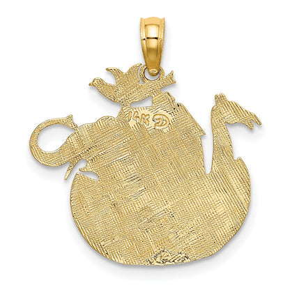 14k Yellow Gold Noahs Ark Charm