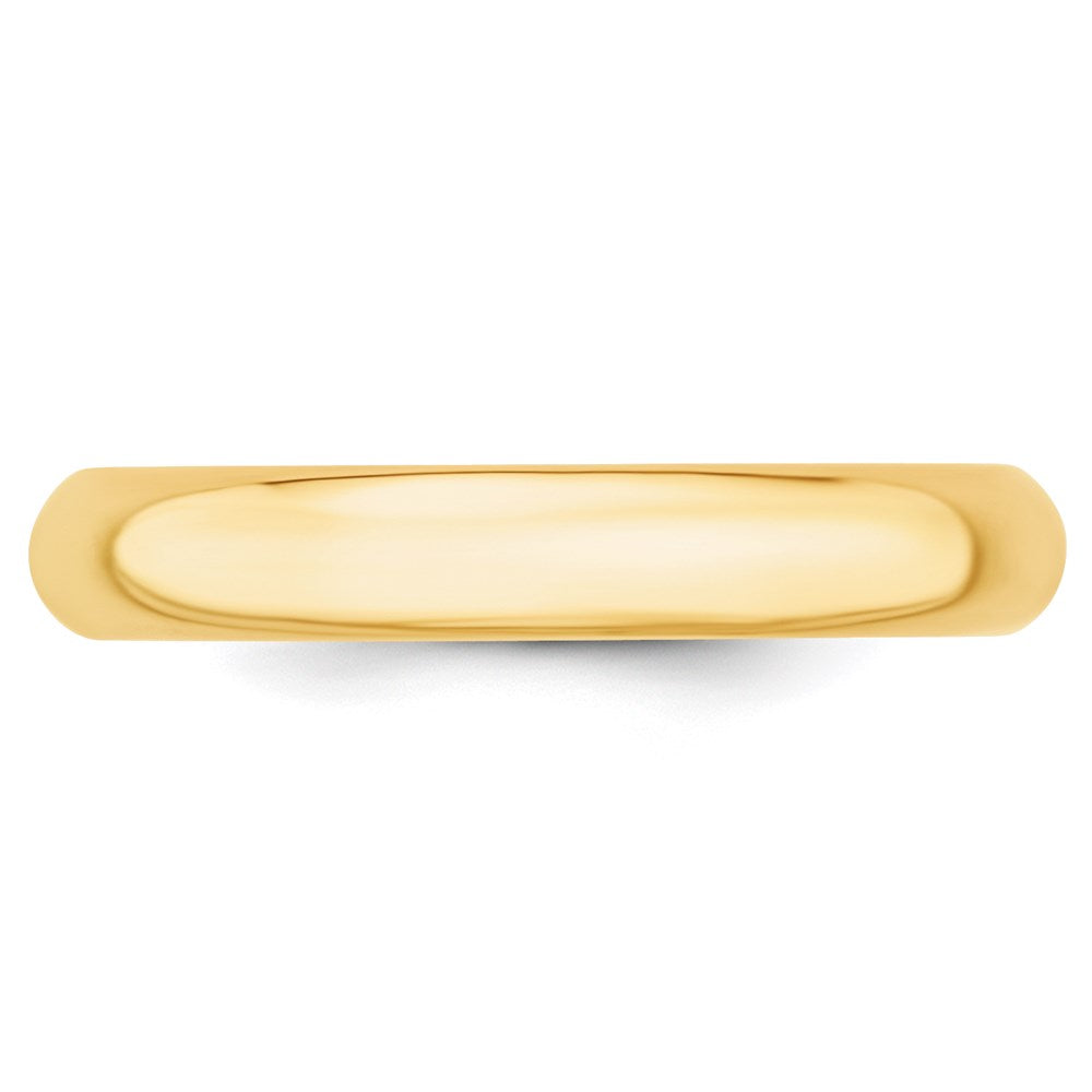 Solid 14K Yellow Gold 4mm Comfort Fit Men's/Women's Wedding Band Ring Size 9.5