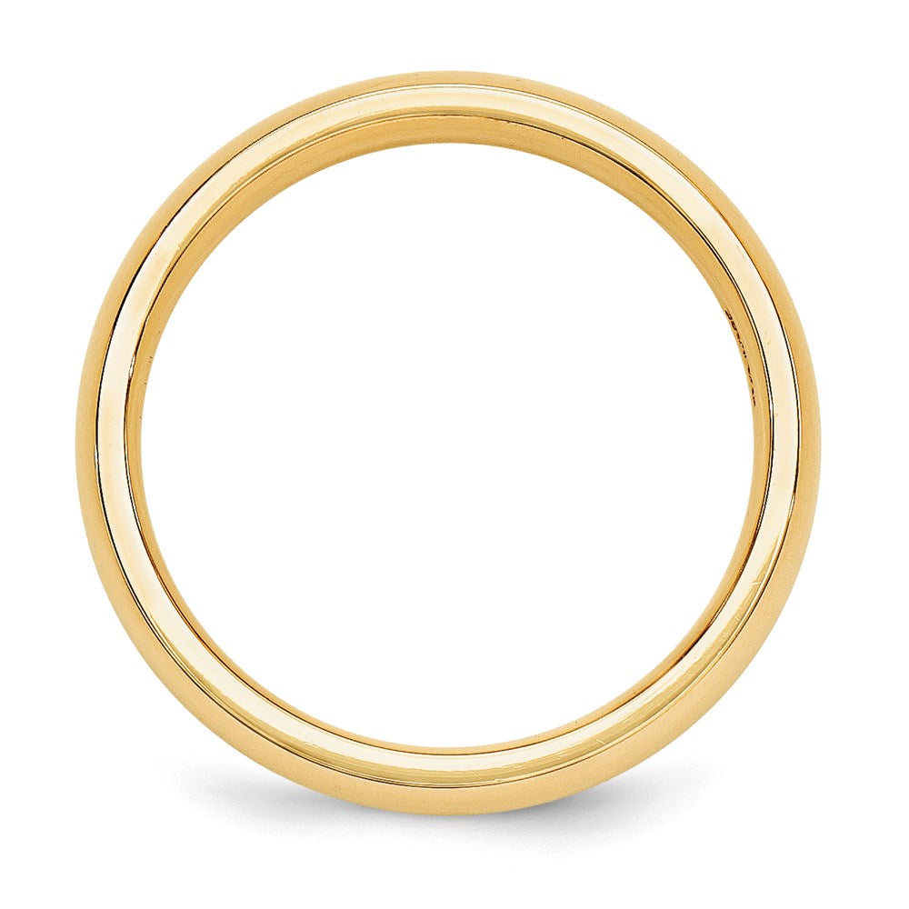 Solid 14K Yellow Gold 5mm Standard Comfort Fit Men's/Women's Wedding Band Ring Size 13.5