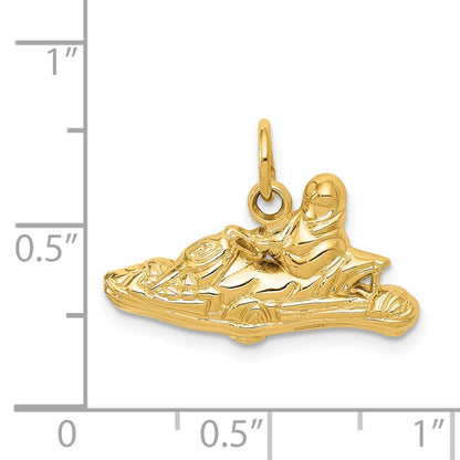 14k Yellow Gold Go-Kart Charm