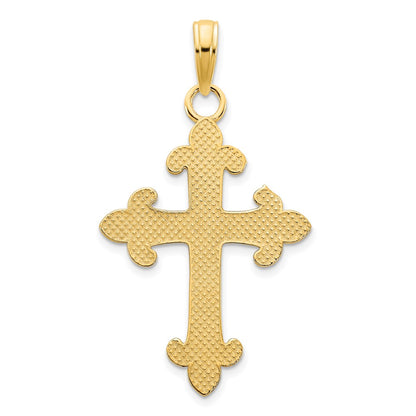 14k Yellow Gold Cross w/ Epoxy SPECIAL MOTHER Pendant
