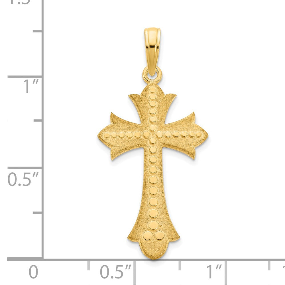 14k Yellow Gold Cross Pendant