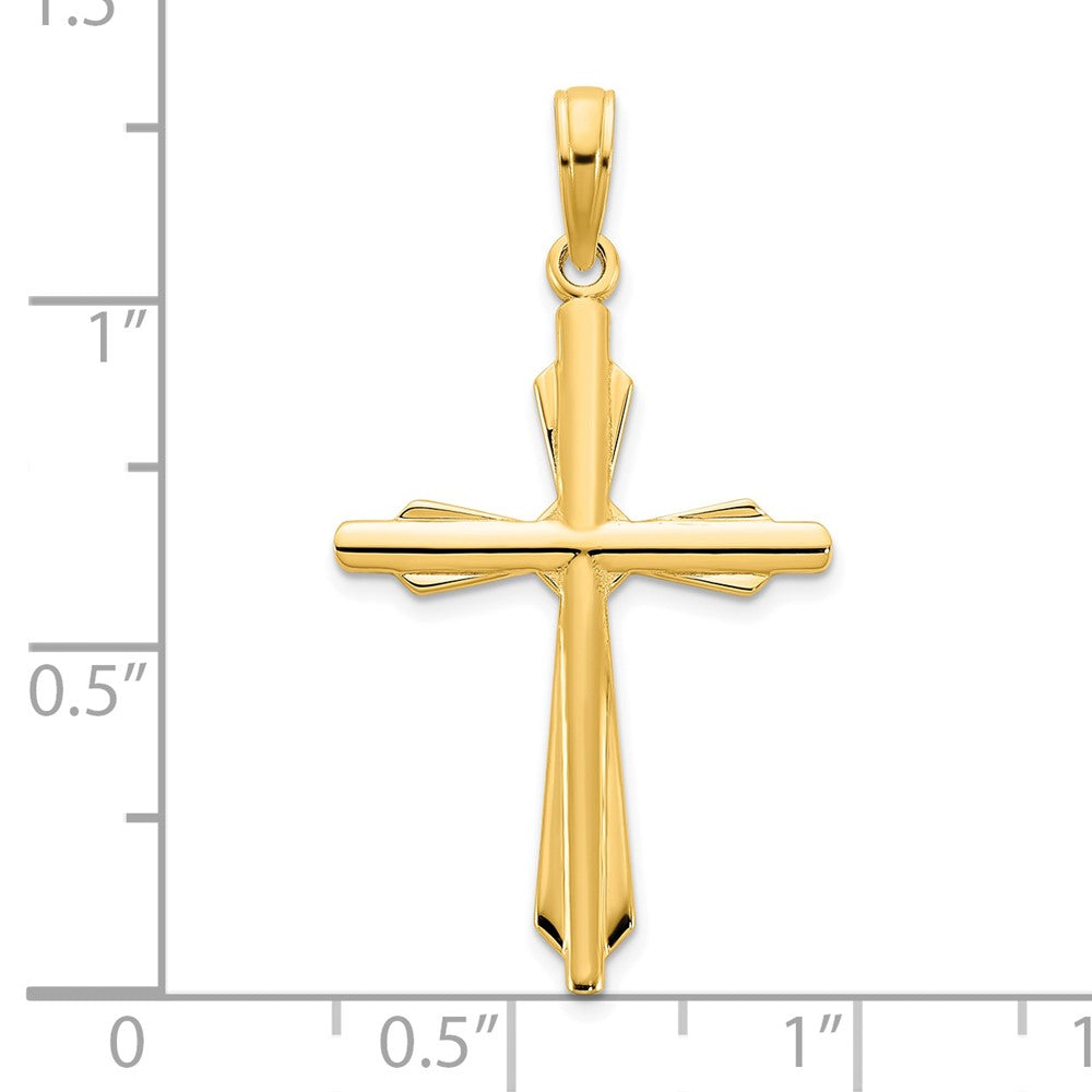 14k Yellow Goldy Fancy Cross Pendant