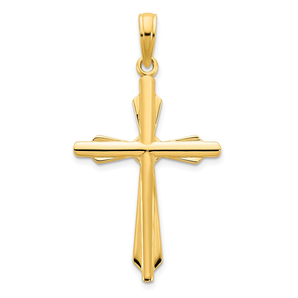 14k Yellow Goldy Fancy Cross Pendant