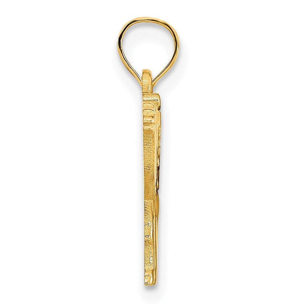 14k Yellow Goldy Camel Charm