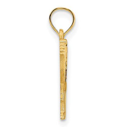 14k Yellow Goldy Camel Charm