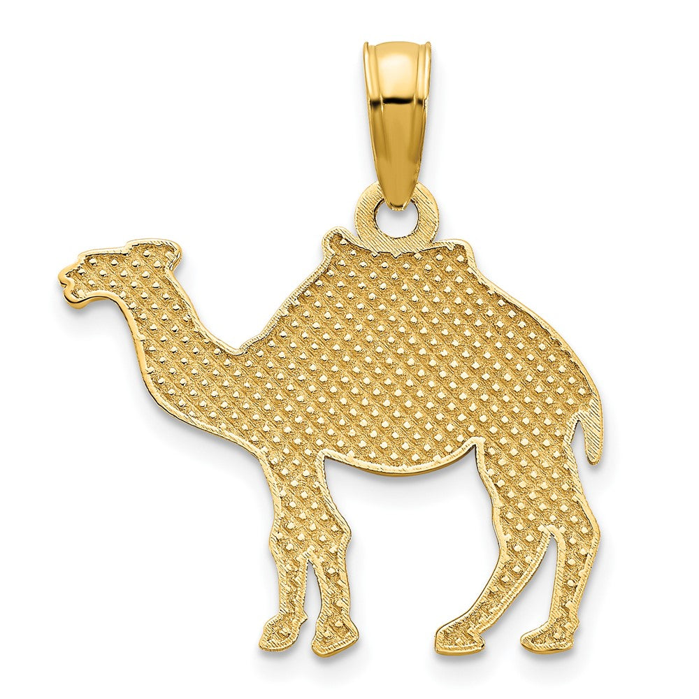 14k Yellow Goldy Camel Charm