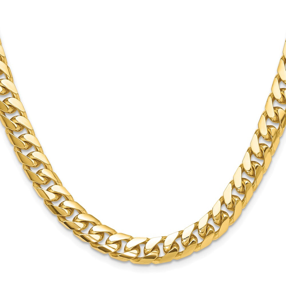 2 Inch 14k 8mm Solid Miami Cuban Chain Necklace