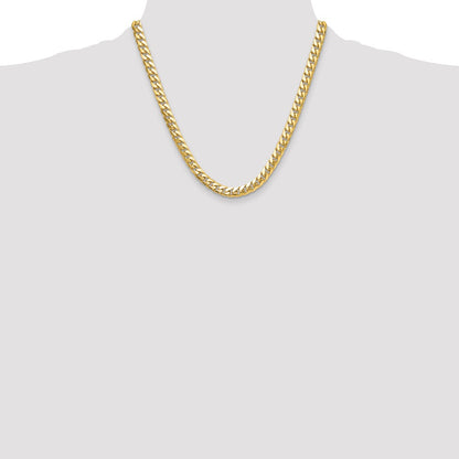 2 Inch 14k 8mm Solid Miami Cuban Chain Necklace