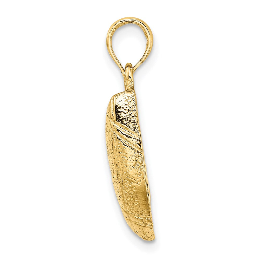 14k Yellow Gold Football Charm
