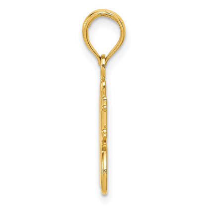 14k Yellow Gold #1 GREAT GRANDMOTHER Charm