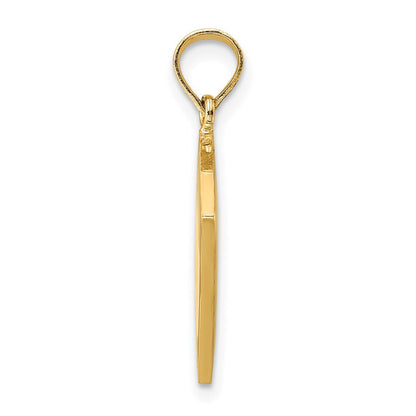 14k Yellow Gold W/ Red Enamel 3-D Cook Book Charm