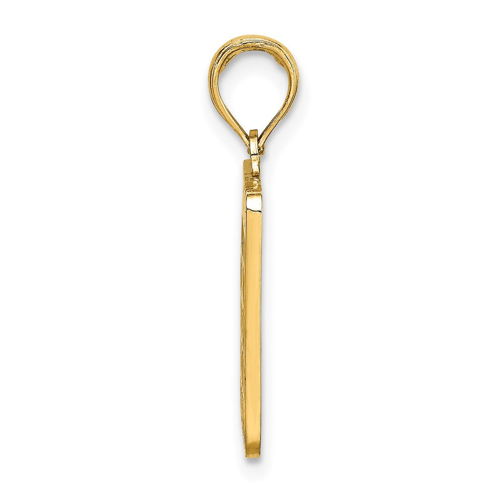 14k Yellow Gold w/ Enamel Bingo Card Charm