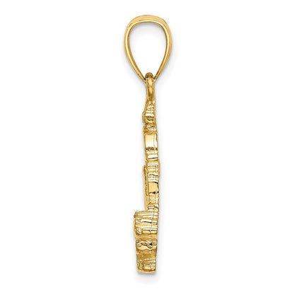 14k Yellow Gold WASHINGTON D.C. Capital Building Profile Charm
