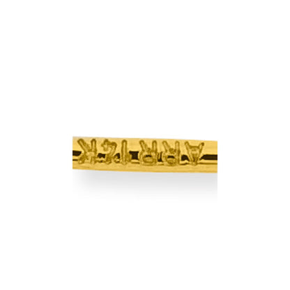 14k Yellow & Rhodium Gold & Rhodium Solid Satin Polished Heart Pin