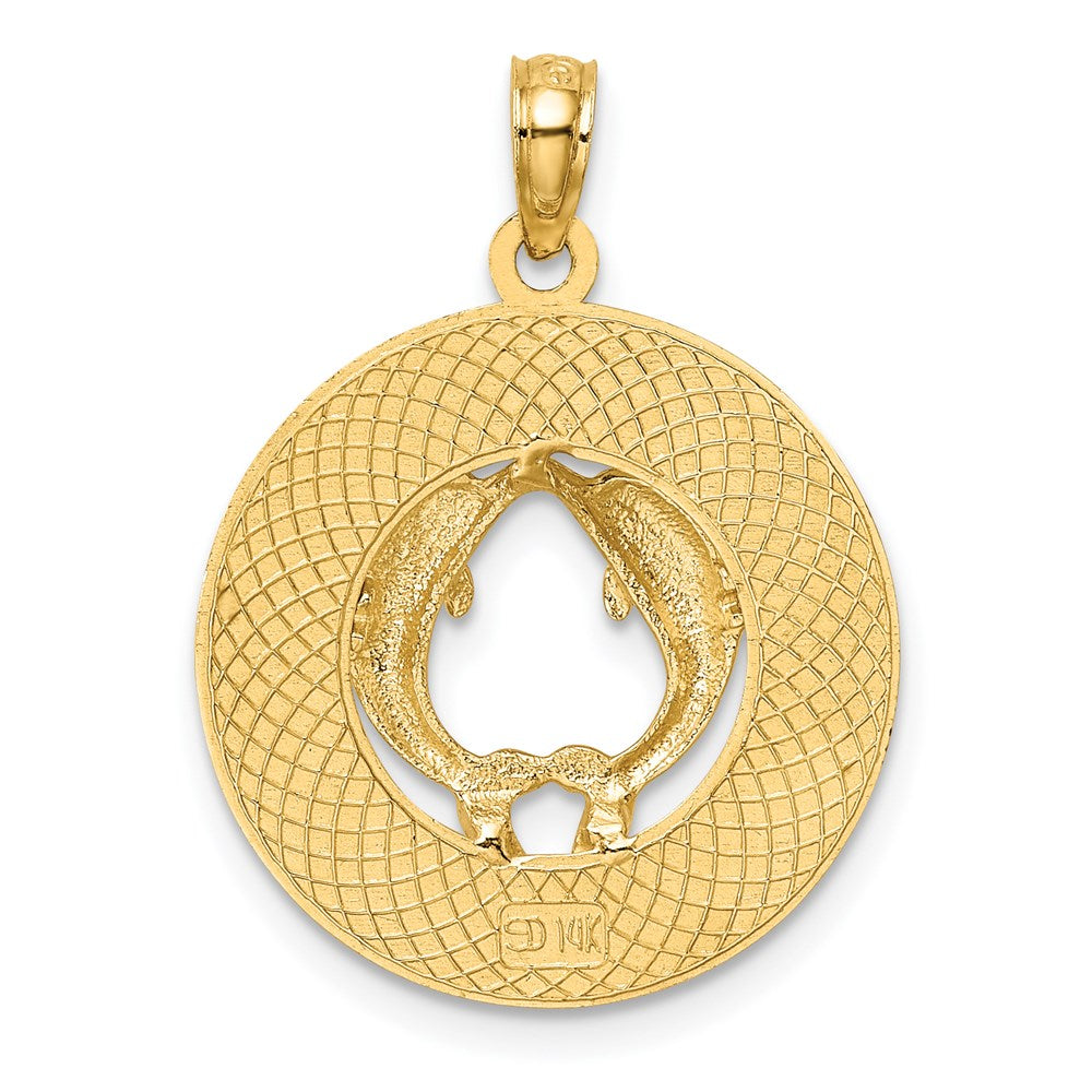 14k Yellow Gold PAWLEYS ISLAND Dolphin Charm