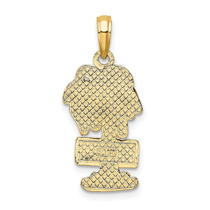 14k Yellow Gold SAINT AUGUSTINE Palm Tree Charm